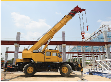 crane at construction site