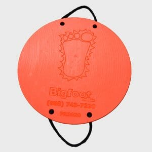 water well drilling outrigger pads for bigfoot