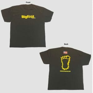 Bigfoot Outrigger Pads logo T-shirt in black