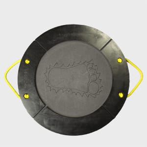 Bigfoot pocket pad for outrigger pads top view