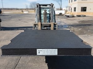 Steel Crane Mats at Bigfoot handle cranes from 200T-500T.