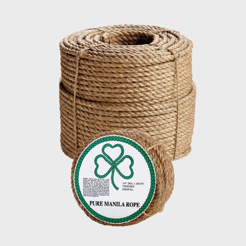 3 Strand Natural Fiber Manila Rope - Bigfoot Outrigger Pads