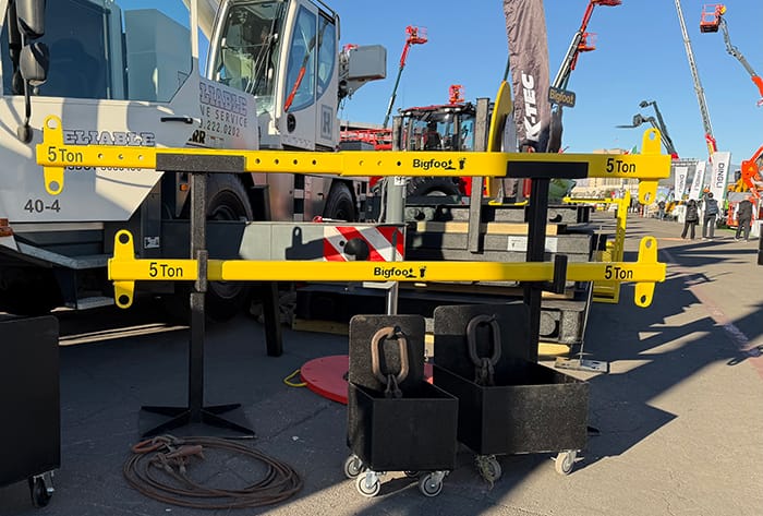 Bigfoot Steel Spreader Bars and lifting application. Made in the USA